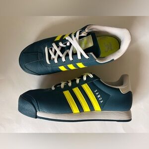Adidas Samoa Mineral Blue Solar Yellow Footwear size 6